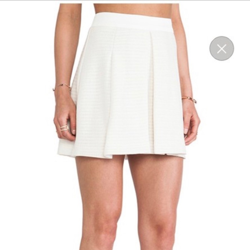 Trina Turk Cream Skirt